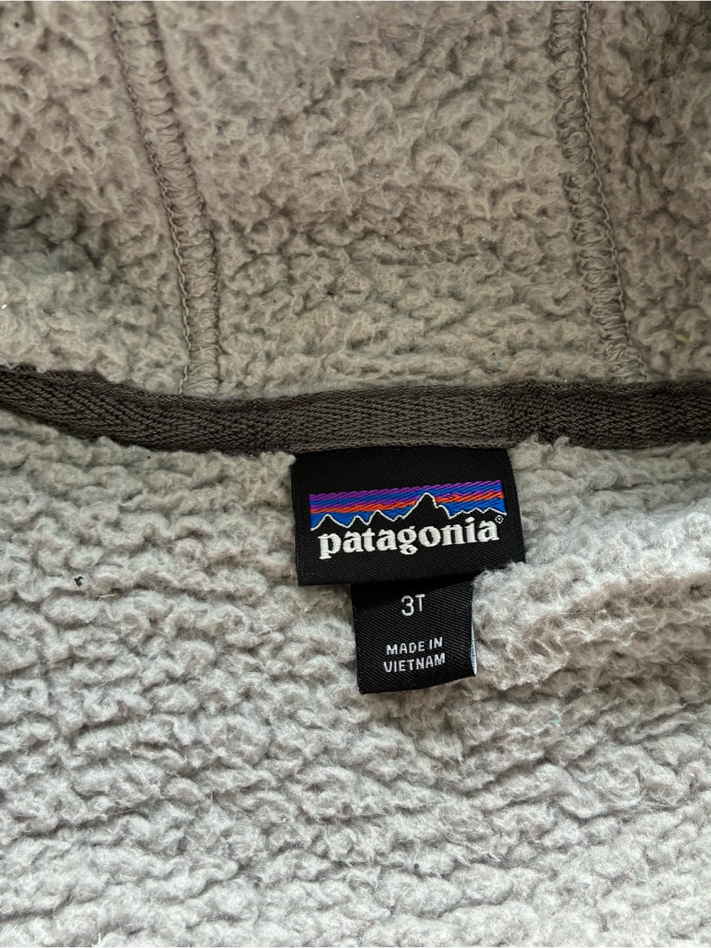 008 - PATAGONIA BABY FURRY FRIENDS HOODIE TODDLER 3T JACKET - Picture 2 of 7
